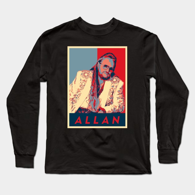 Allan Long Sleeve T-Shirt by Girladies Artshop